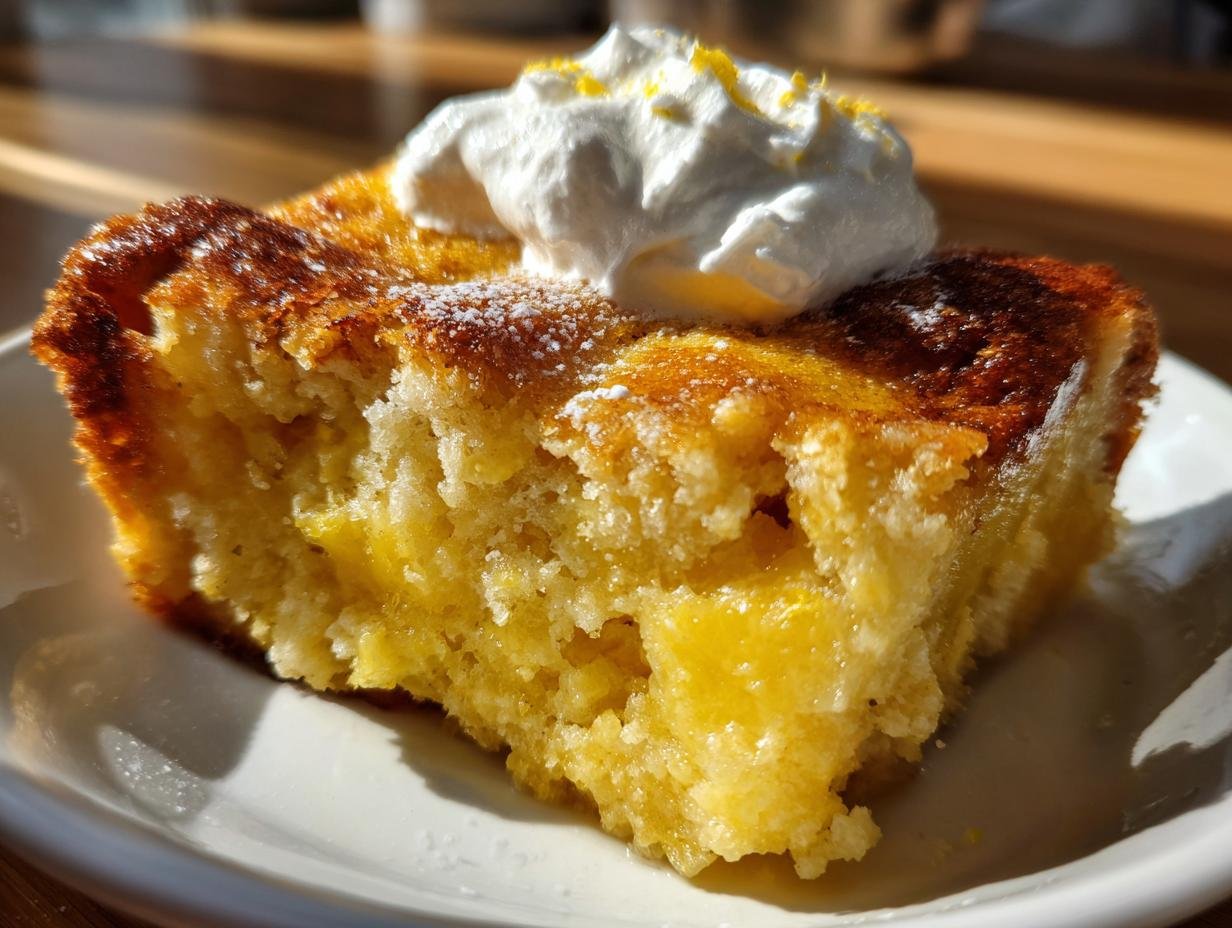 Lemon Cream Cheese Dump Cake