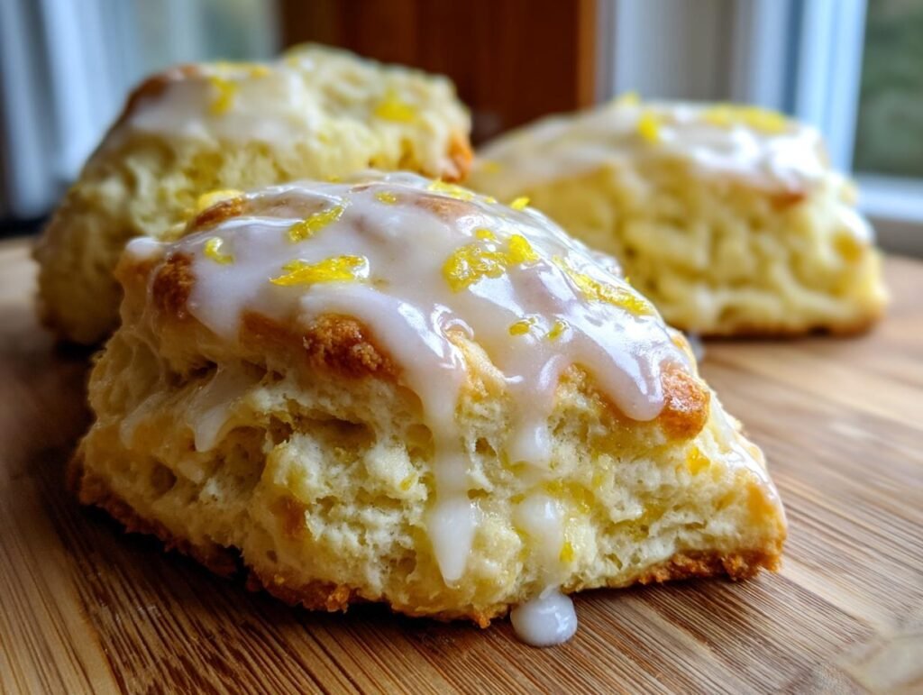 Lemon Cream Cheese Scones