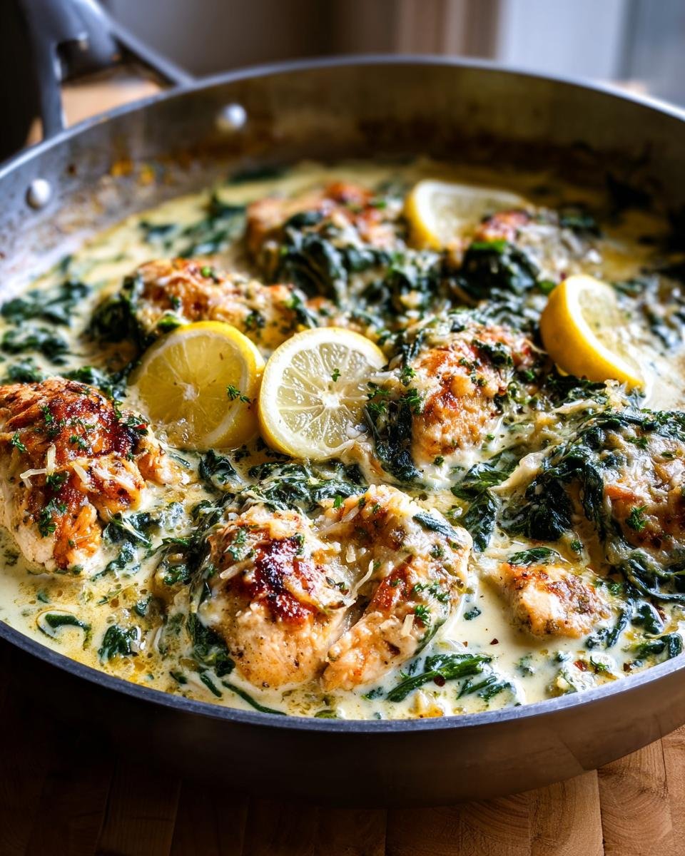 Lemon Spinach Parmesan Chicken (30 Minutes) - detail 1