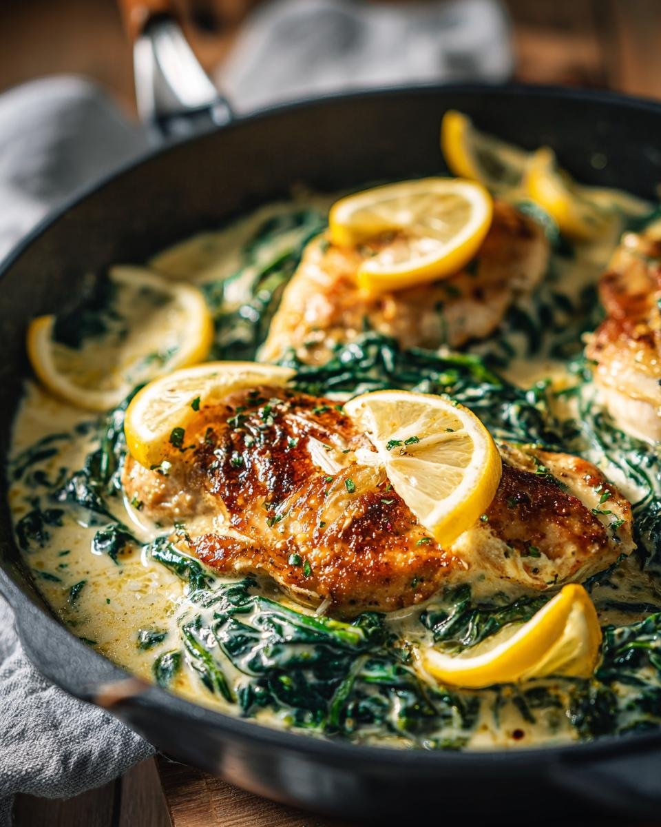 Lemon Spinach Parmesan Chicken (30 Minutes) - detail 2