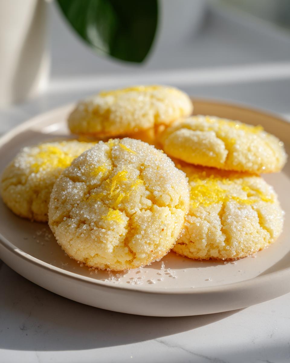 Lemon Sugar Cookies - detail 2