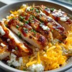 Macro Friendly BBQ Ranch Chicken Bowl with 42g of Protein