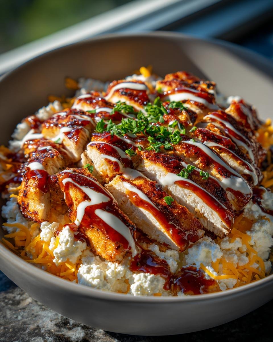 Macro Friendly BBQ Ranch Chicken Bowl with 42g of Protein - detail 2