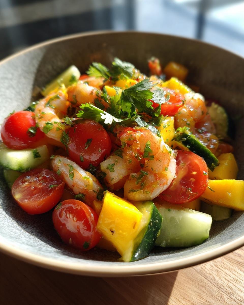 Mango Shrimp Ceviche - detail 1