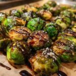 Maple Balsamic Brussels Sprouts