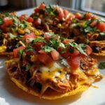 Mexican Rotisserie Chicken Tostadas