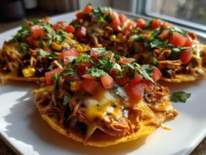 Mexican Rotisserie Chicken Tostadas