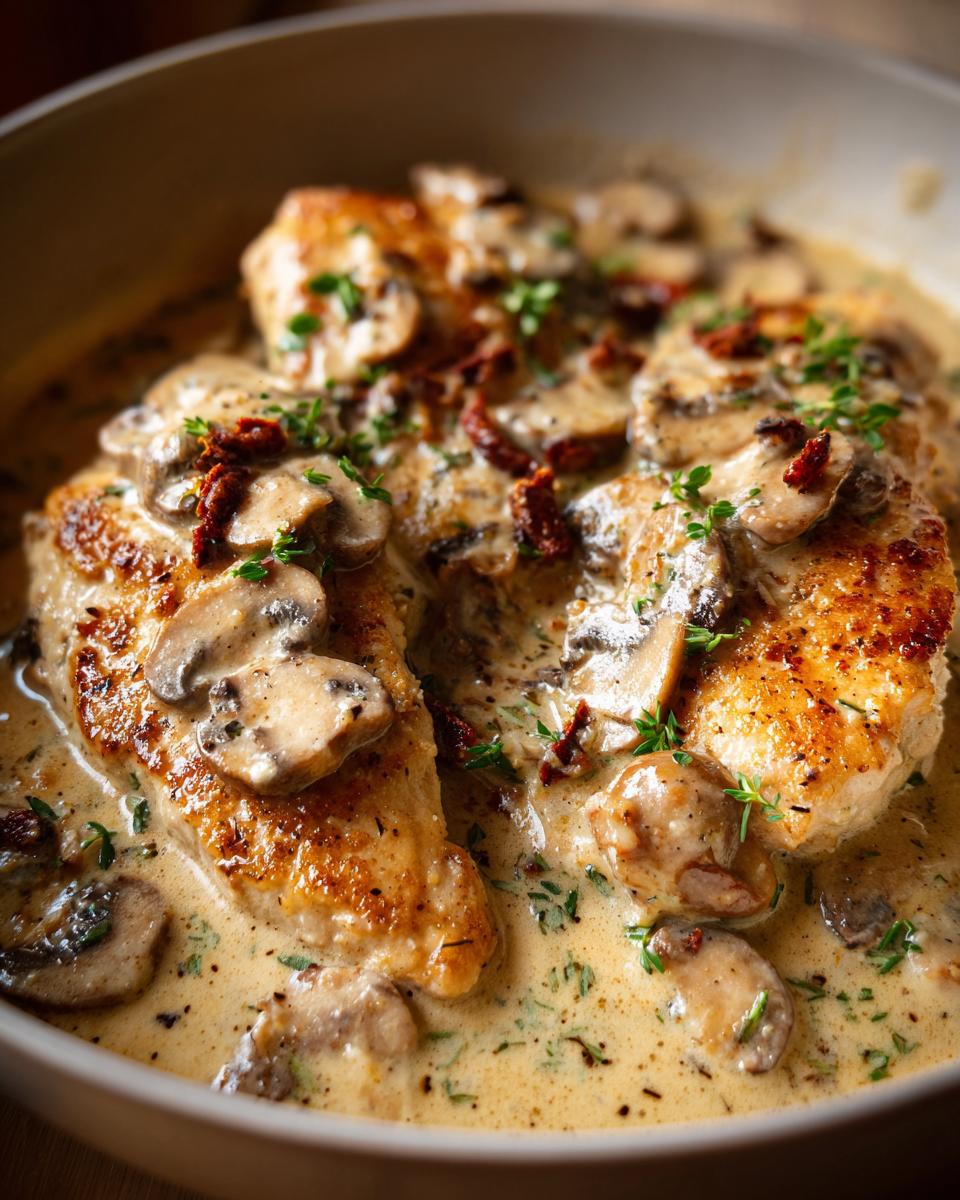 Mushroom Chicken - detail 1