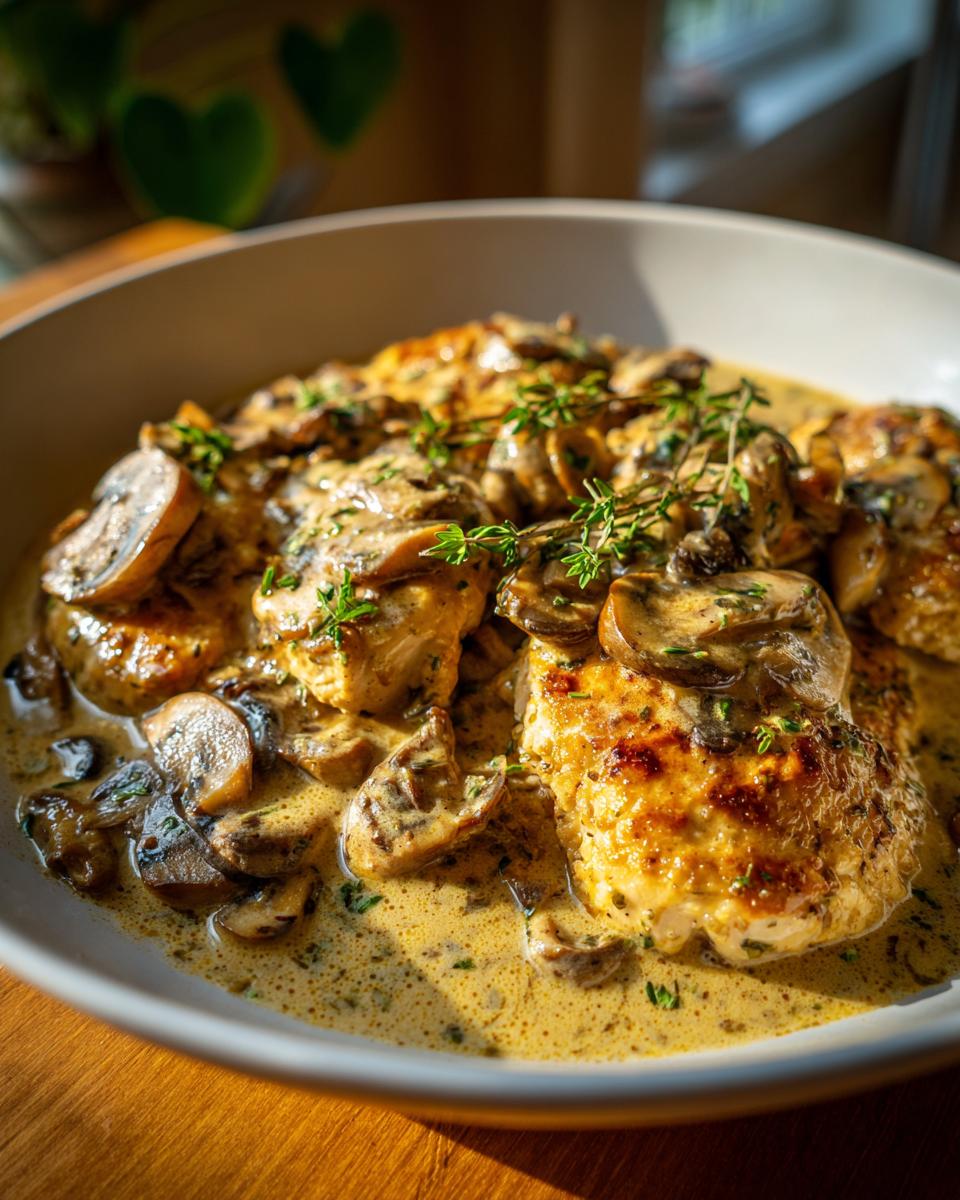 Mushroom Chicken - detail 2