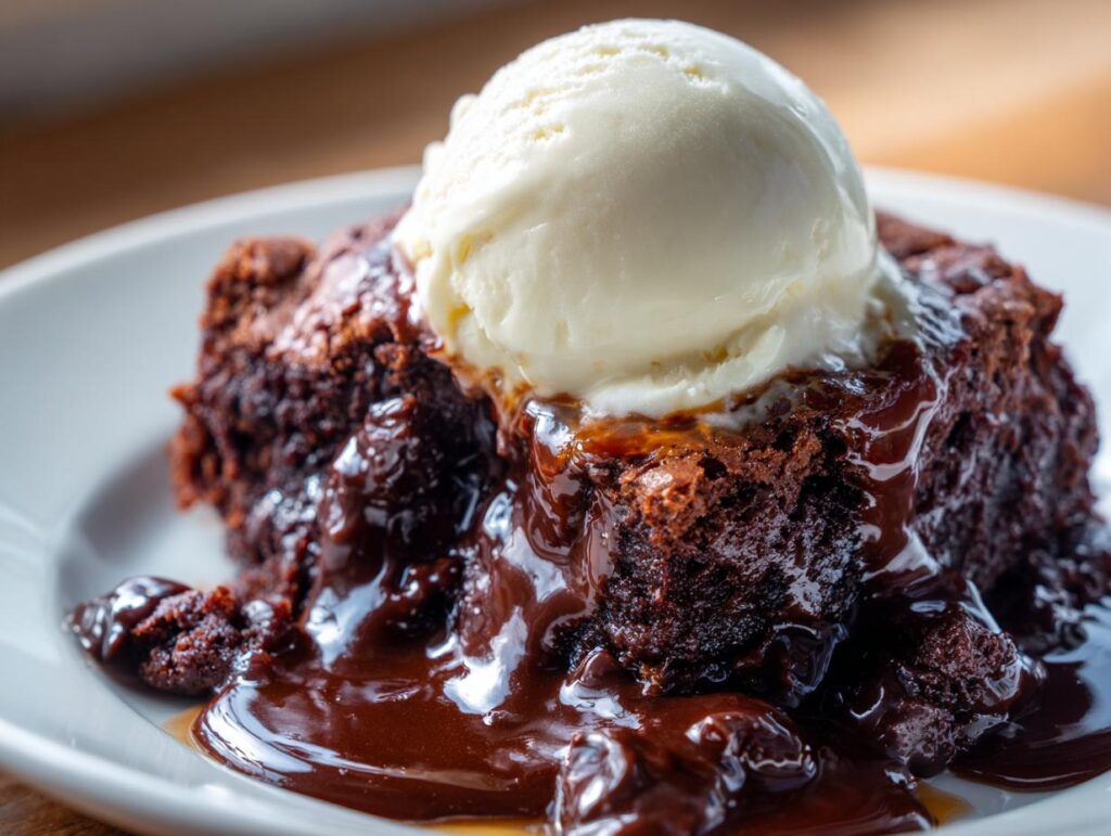 Old-Fashioned Chocolate Cobbler