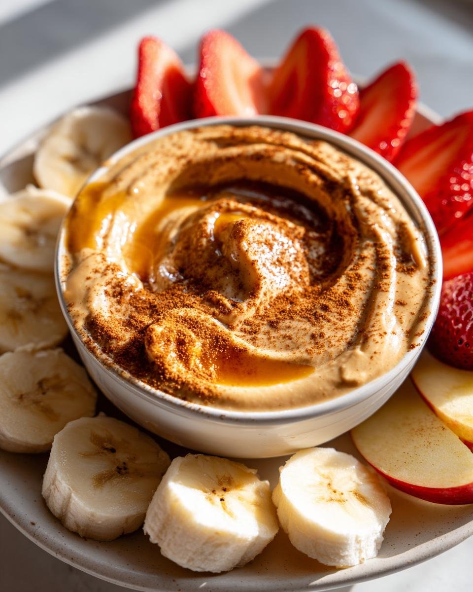 Peanut Butter Greek Yogurt Dip - detail 2