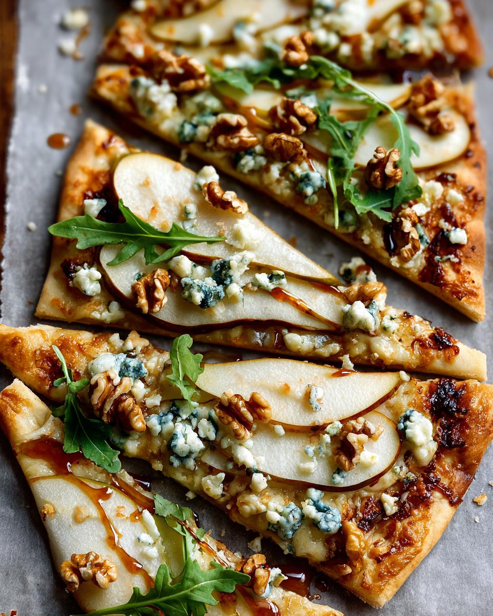 Pear and Blue Cheese Flatbread - detail 1
