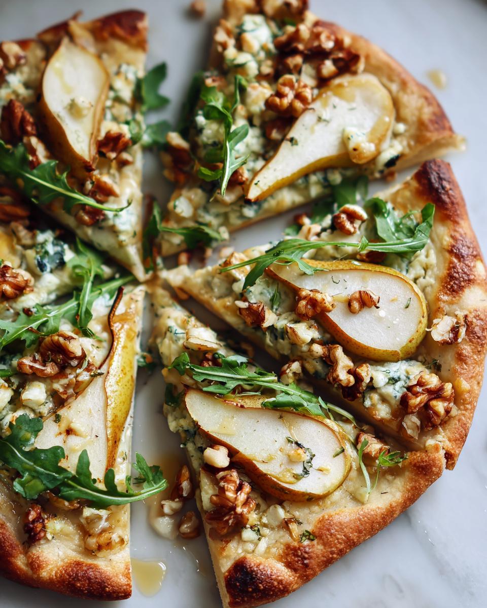 Pear and Blue Cheese Flatbread - detail 2