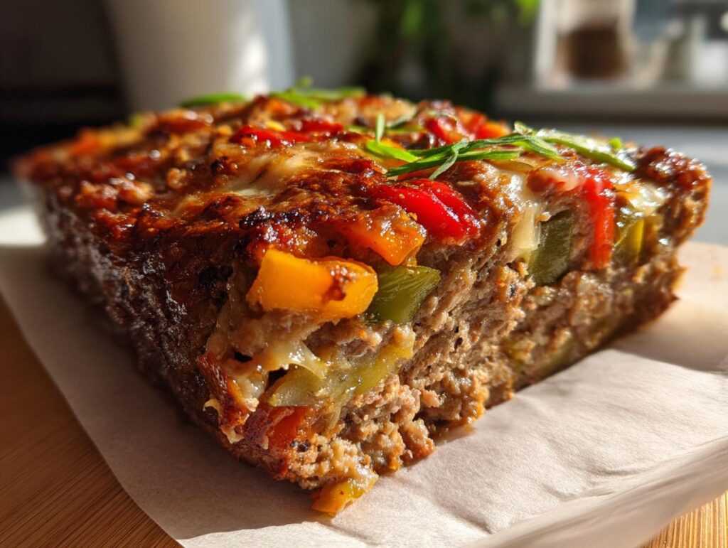 Philly Cheesesteak Meatloaf