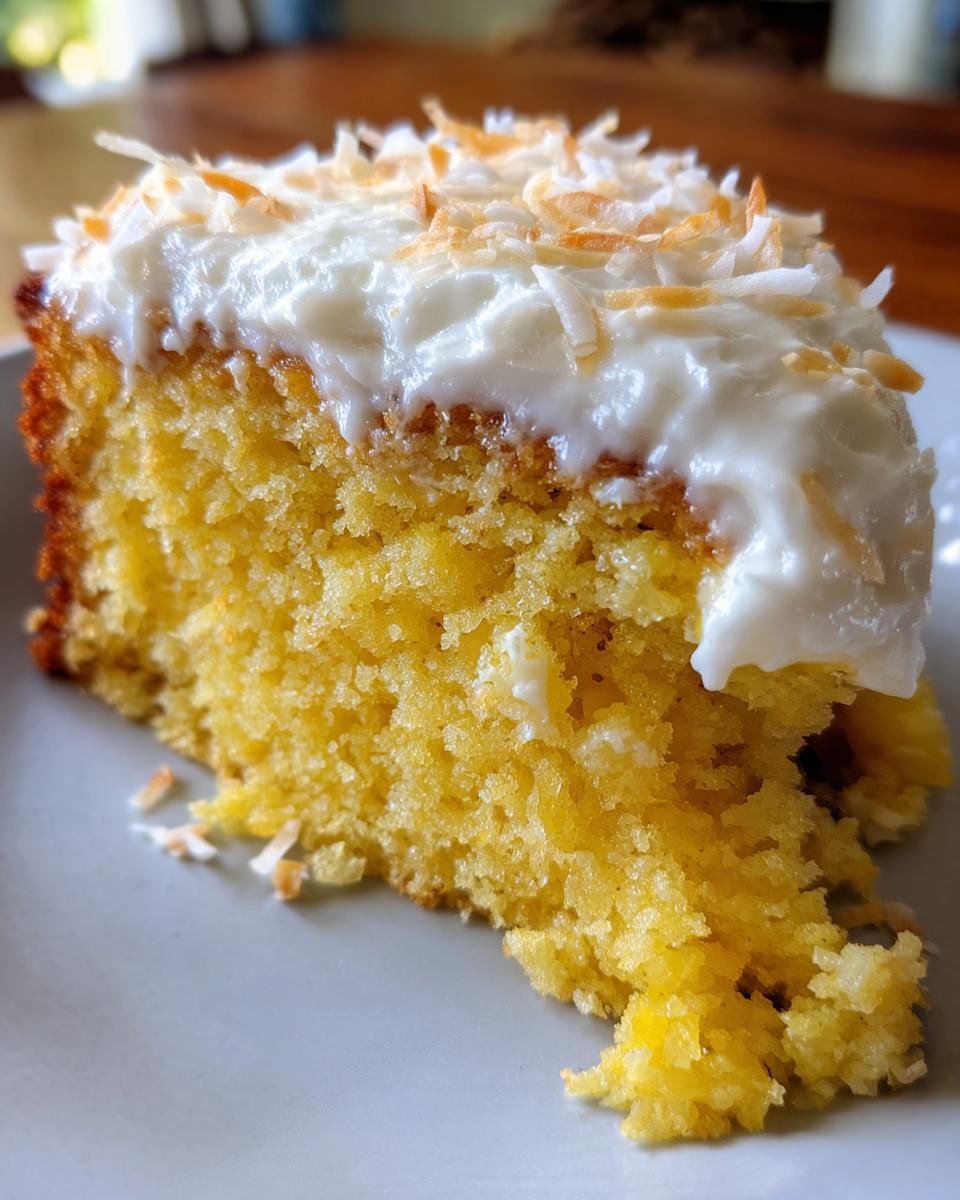 Pineapple Coconut God Bless America Cake - detail 1