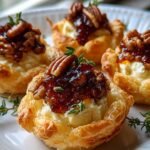 Puff Pastry Brie Bites