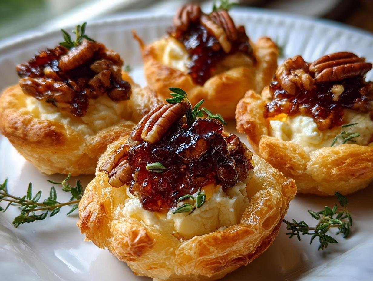 Puff Pastry Brie Bites