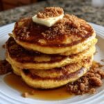 Pumpkin Cinnamon Streusel Pancakes