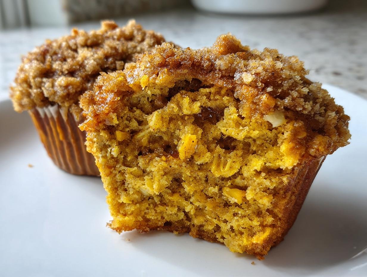 Pumpkin Oatmeal Muffins