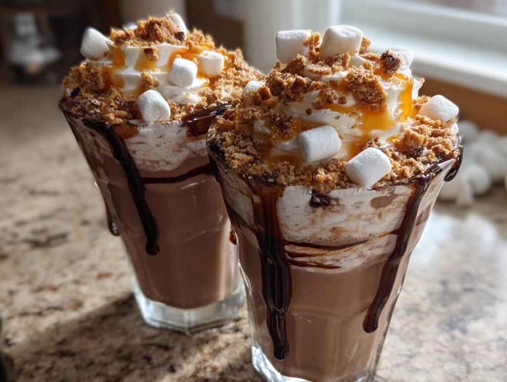 S’Mores Whipped Hot Cocoa