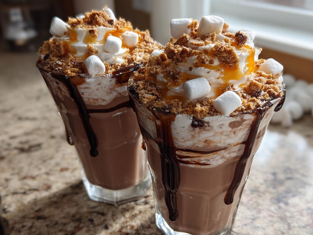 S’Mores Whipped Hot Cocoa