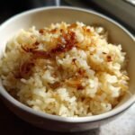 Savory Golden Onion Butter Jasmine Rice
