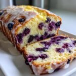 Sourdough Blueberry Quick Bread