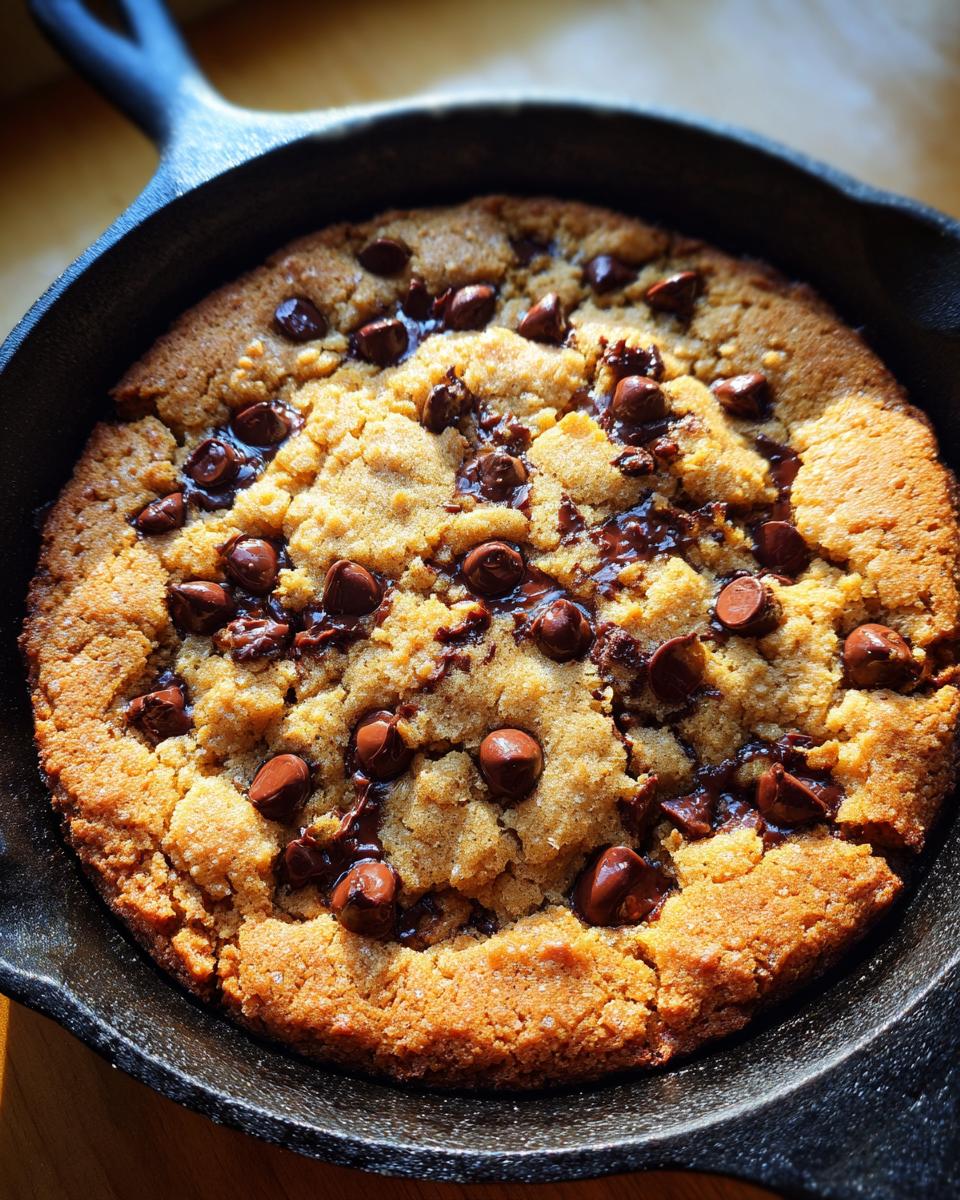 Sourdough Chocolate Chip Skillet Cookie - detail 1