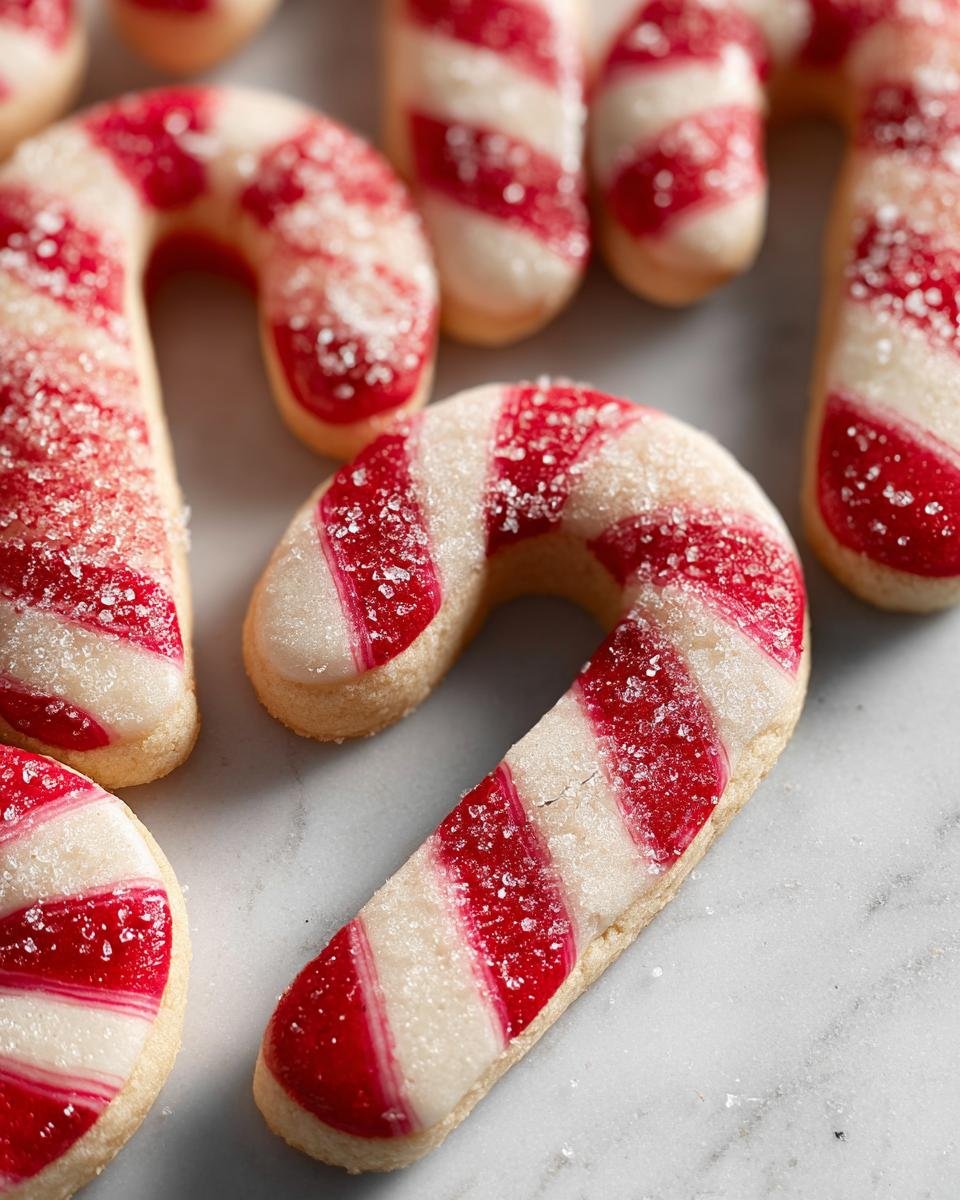 Sourdough Peppermint Candy Cane Cookies - detail 1