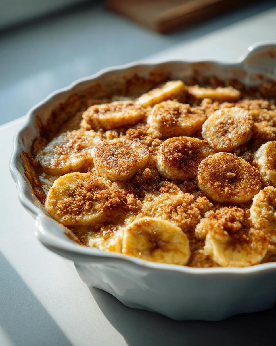 Southern Banana Cobbler - detail 2