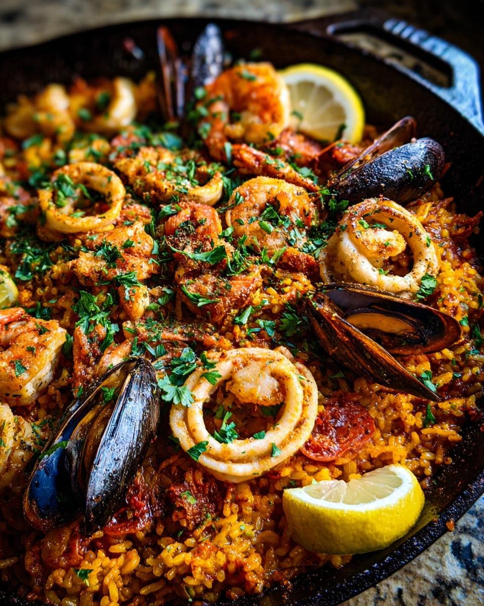 Spanish Paella - detail 2