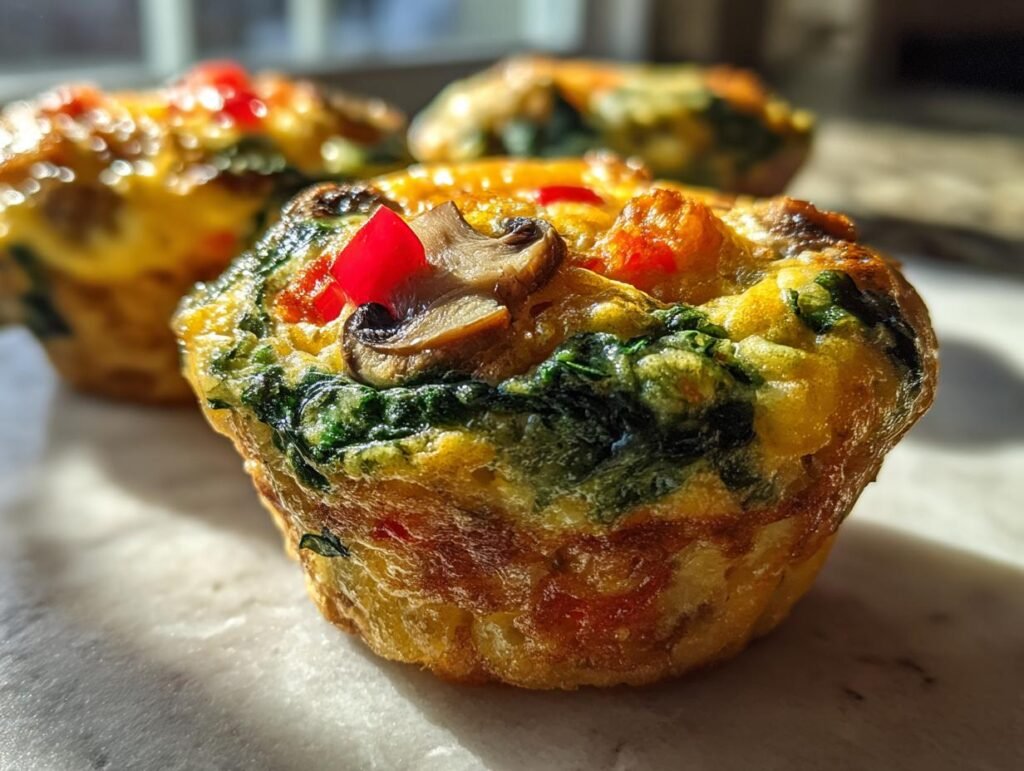 Spinach Quiche Muffins