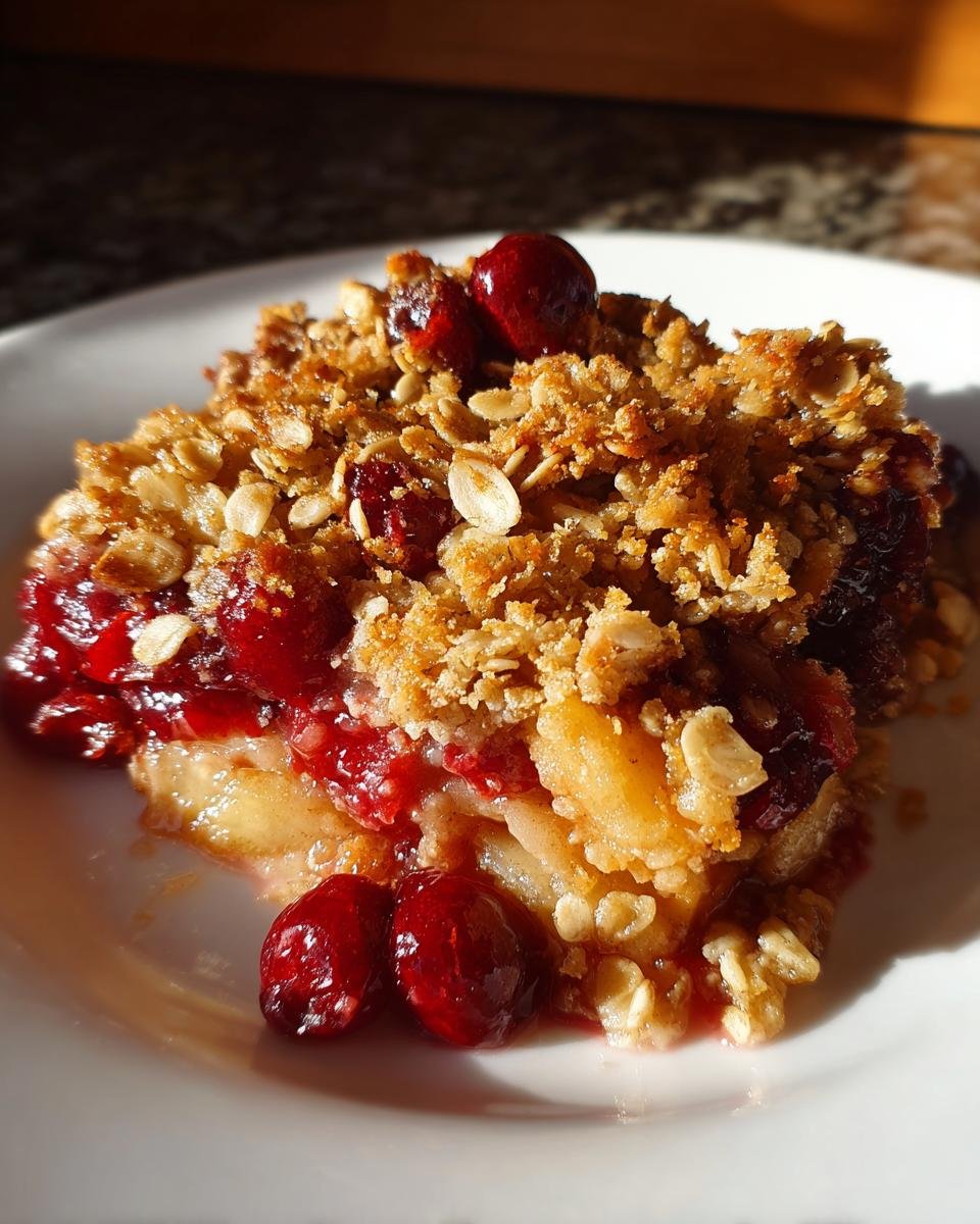 The best cranberry apple crisp - detail 1