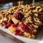 The best cranberry apple crisp