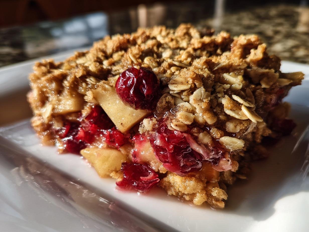 The best cranberry apple crisp