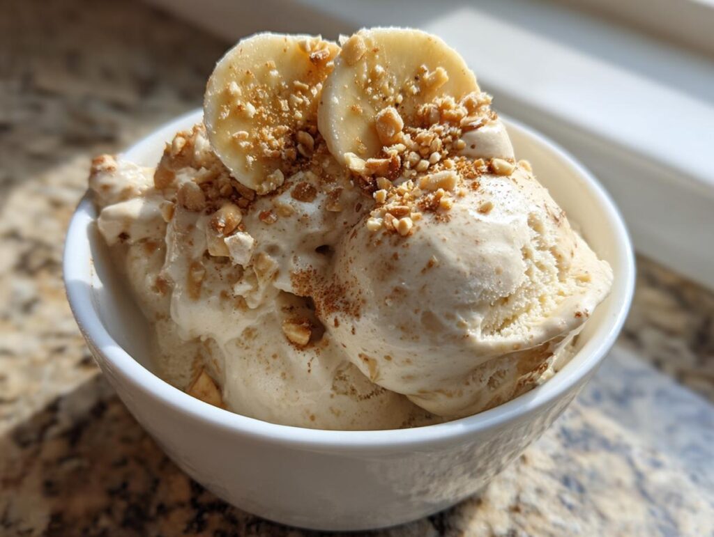 Two-Ingredient Banana Peanut Butter Ice Cream
