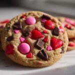 Valentine’s day Oreo M&m’s cookies