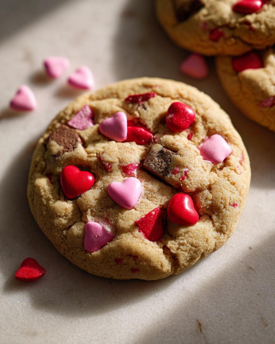 Valentine’s day Oreo M&m’s cookies - detail 2