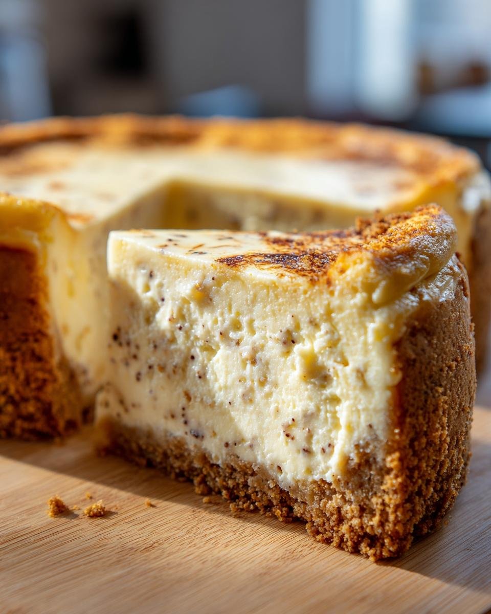 Vanilla Bean Brown Butter Cheesecake - detail 1