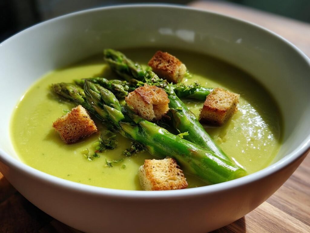 Creamy Asparagus Spring Comfort Soup