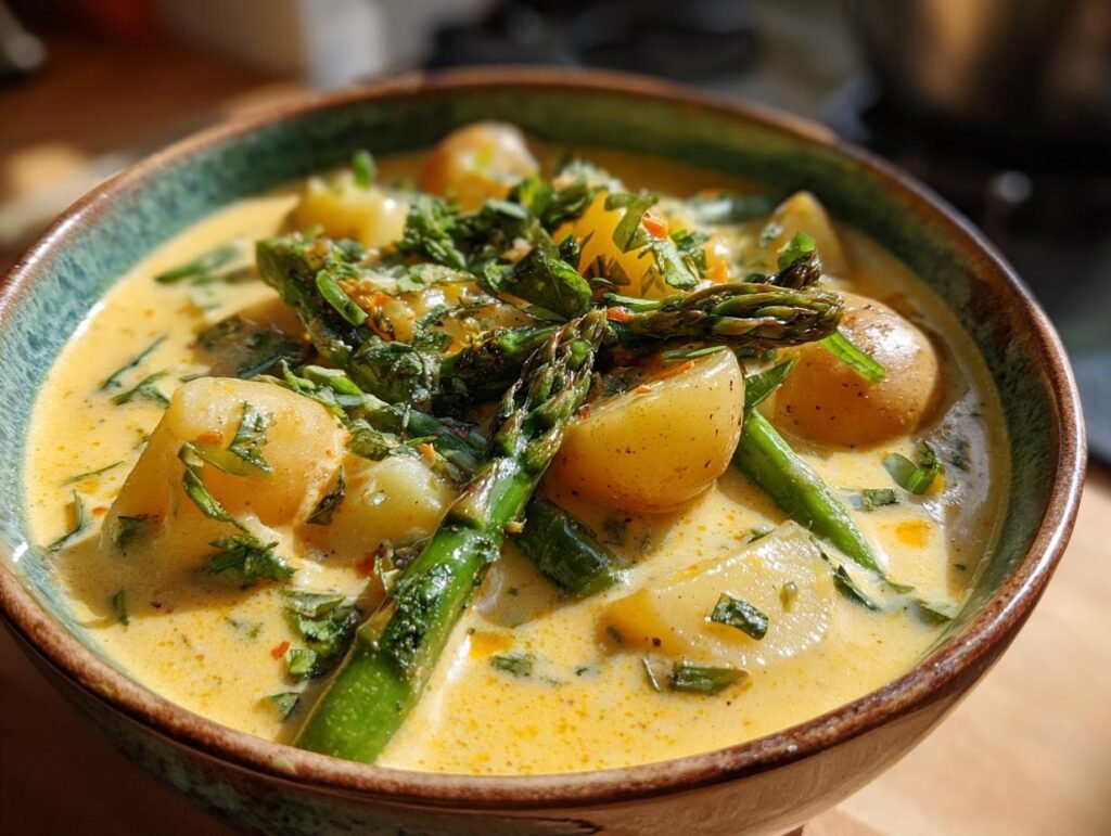 Creamy Baby Potatoes Spring Comfort Soup