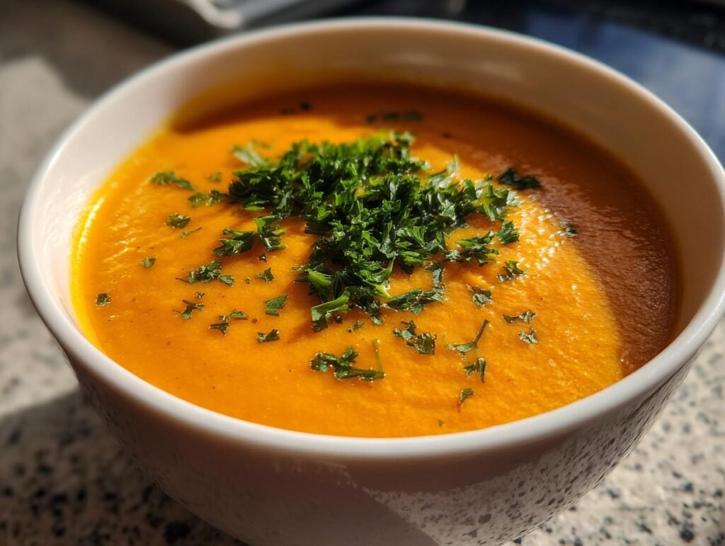 Creamy Carrot Spring Comfort Soup