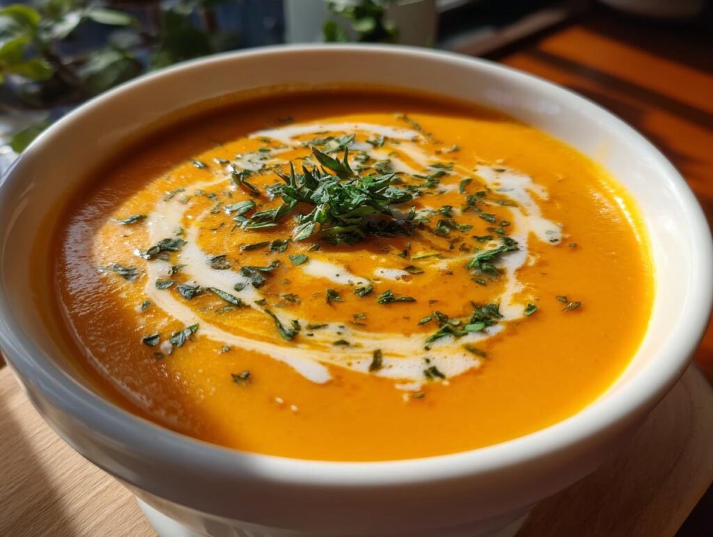 Creamy Carrot Spring Comfort Soup