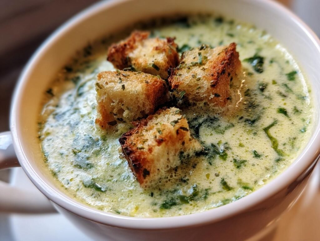 Creamy Spinach Spring Comfort Soup