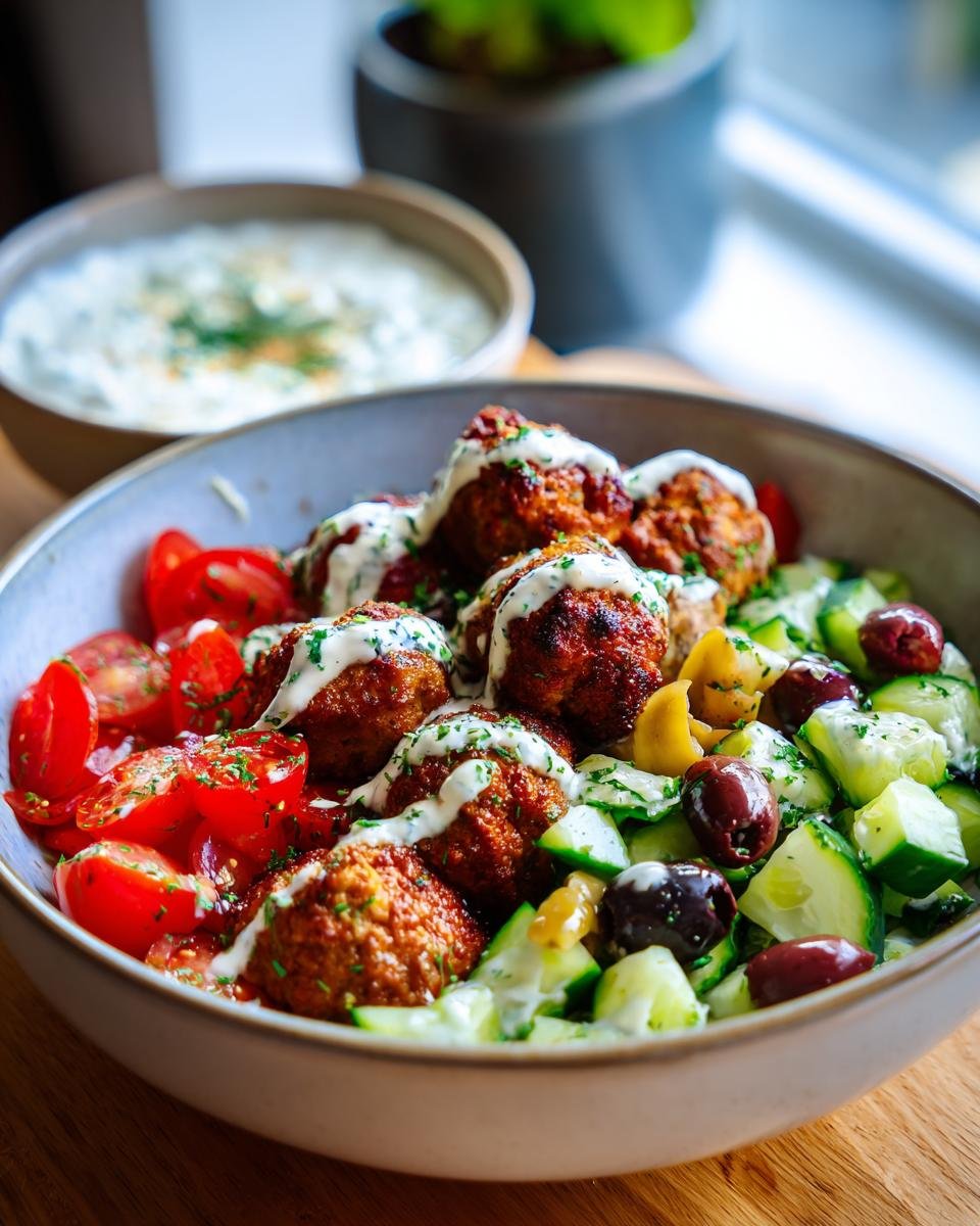 Greek Chicken Meatballs - detail 1