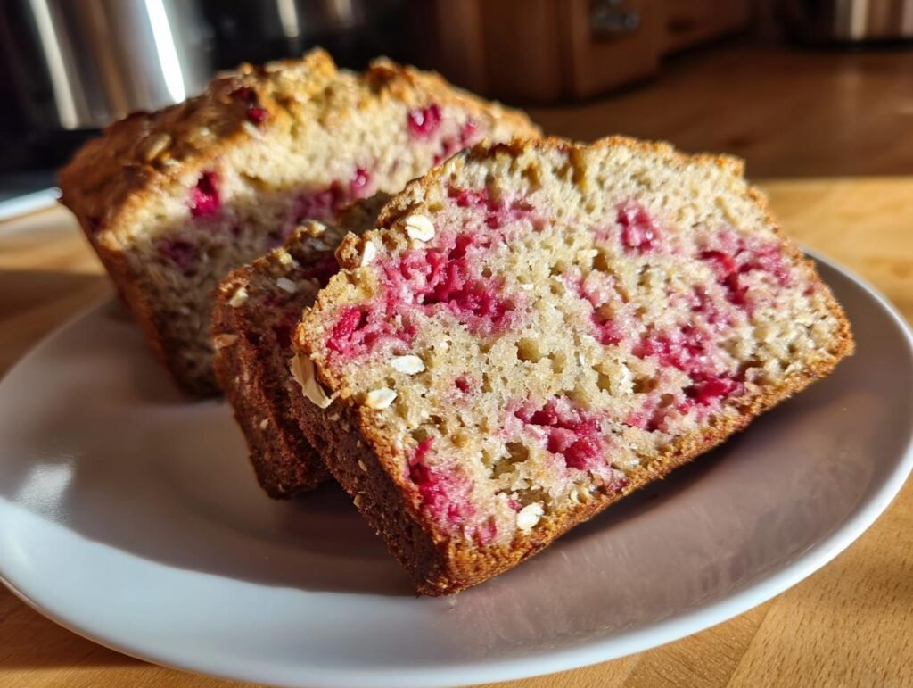 Healthy Strawberry Oat Bread Quick Morning Recipe