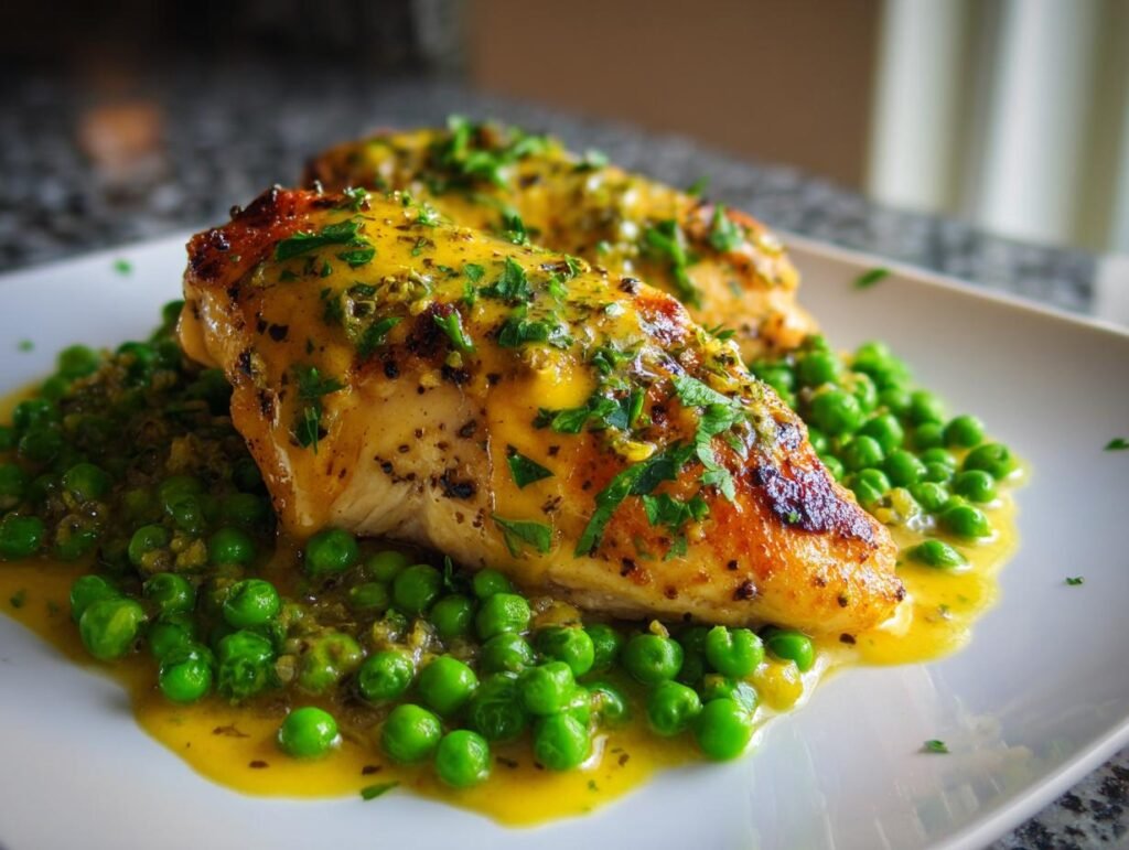 Lemon Garlic Chicken with Carrot Easy Dinner