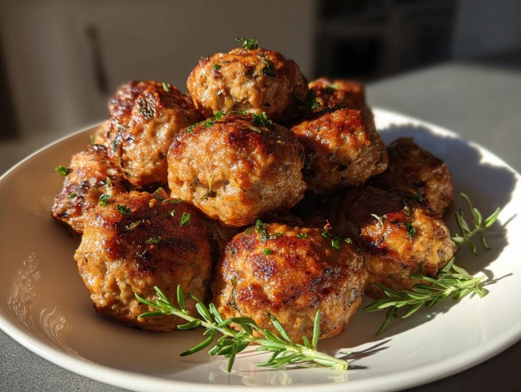 Oven Baked Meatballs