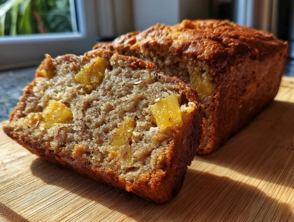 Pineapple Oat Spring Breakfast Bread Recipe