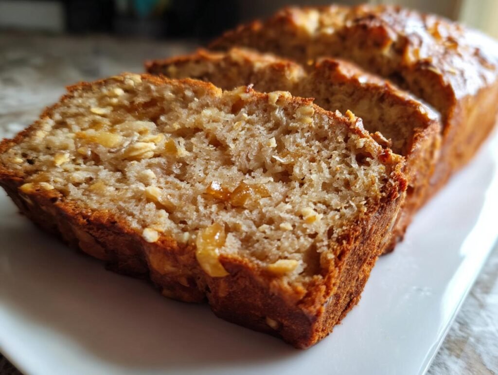 Pineapple Oat Spring Breakfast Bread Recipe